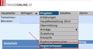 Anlegen Webservice Zugang Web-Kasse FinanzOnline 1-1